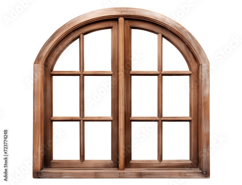 Wooden window  cut out
