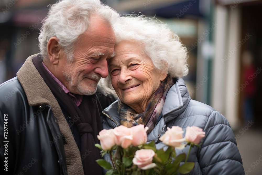 Couple of 70-year-old lovers Couple of 70-year-old lovers