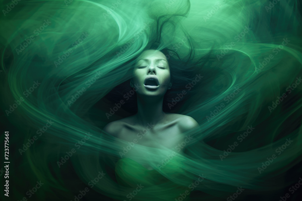 Fototapeta premium Fear image for background design