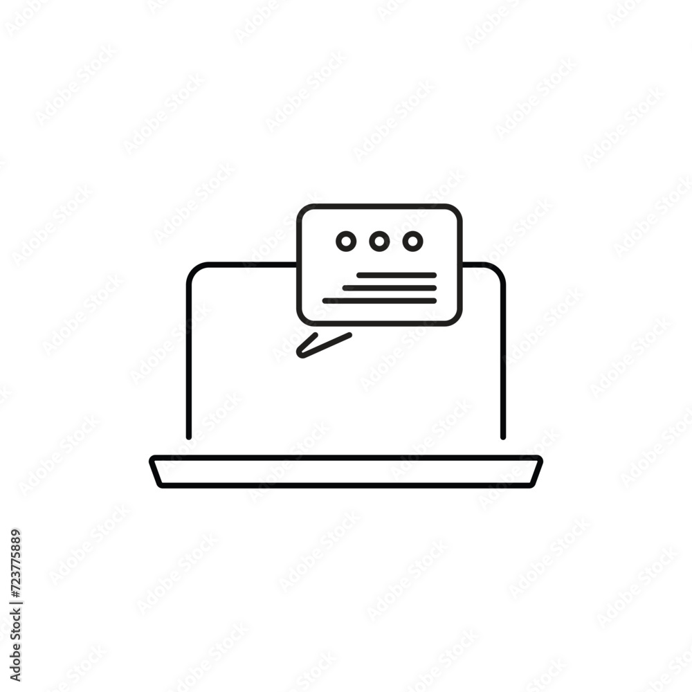 Speaking icon set. Communication icons collection. Containing discussion, speech bubble, talking and consultation. Speak icons Pixel perfect. Mobile, message, support, ....