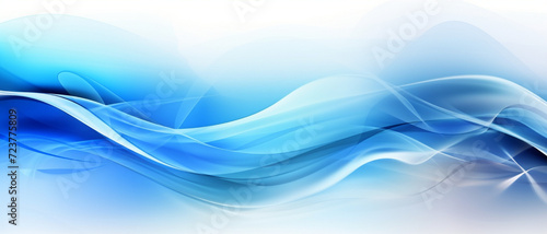 abstract blue waves background