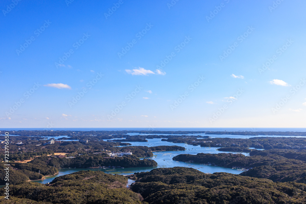 横山展望台からの眺望 三重県志摩市 横山展望台からの眺望 三重県志摩市