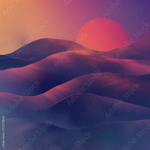 Photo abstract gradient background with grain texture captivating noise airbrush minimalist wallpaper. Grainy gradient, creative y2k design