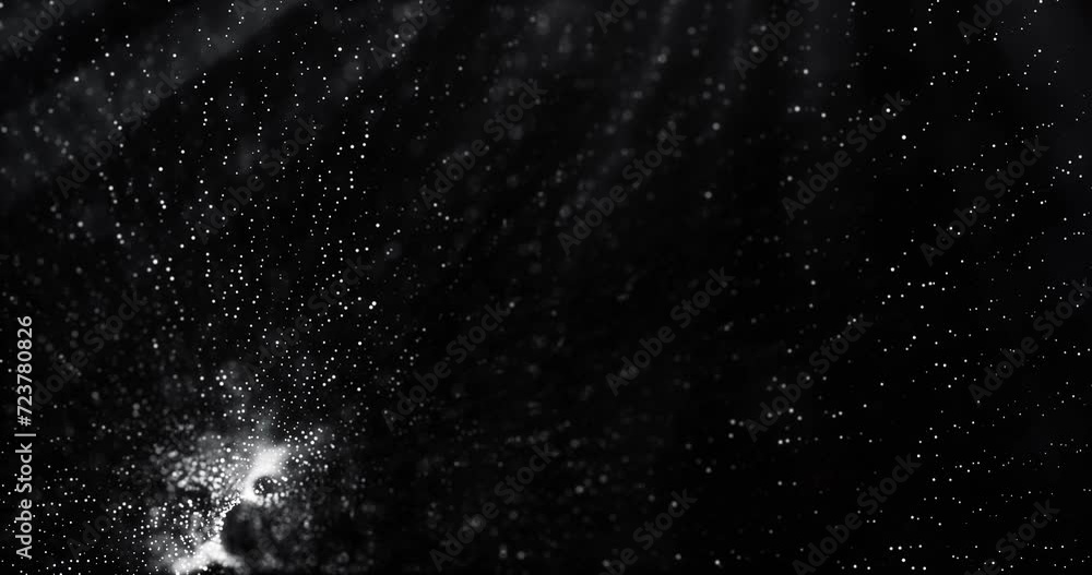 Cinematic Futuristic Dark Particles. 4K Dark Digital Particles Background. Cinematic Futuristic Dark Particles. 4K Dark Digital Particles Background.