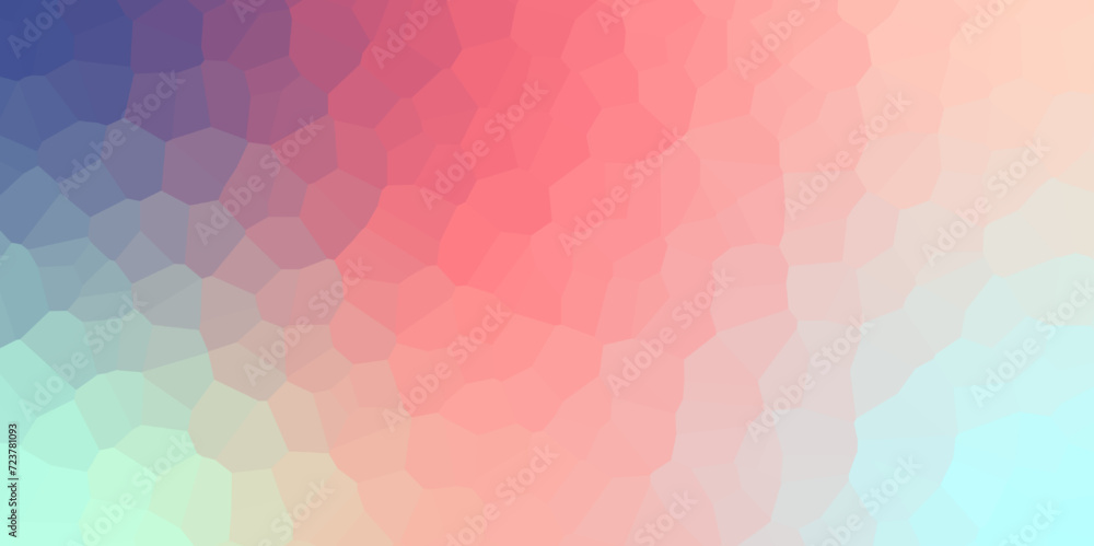 Abstract computational color Polygons background illustration. abstract Triangle gradient Generative Art background. which consist of triangles and gradient in origami style. low poly seamless vector - obrazy, fototapety, plakaty 