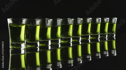 Absinthe, strong, anise-flavored alcoholic drink, bohemian lifestyle symbol