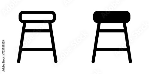 Editable stool vector icon. Part of a big icon set family. Perfect for web and app interfaces, presentations, infographics, etc