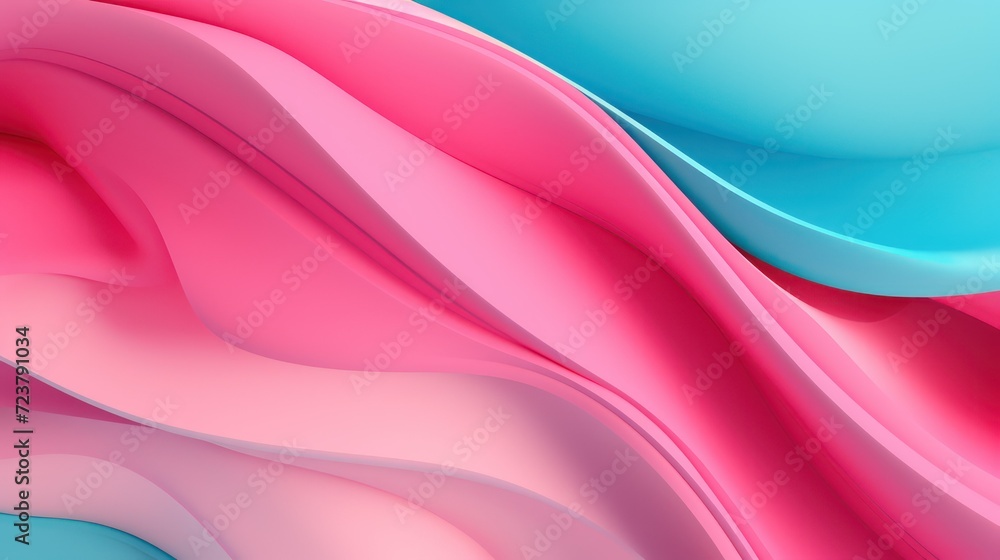 blue and pink wave background