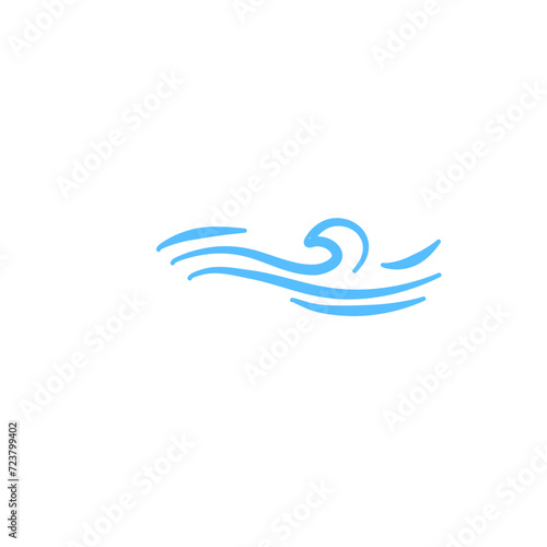 Wave Sea Doodle Icon