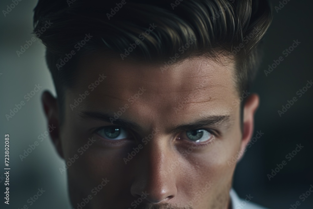Close-up view of a person wearing a tie. Can be used for professional or formal occasions Close-up view of a person wearing a tie. Can be used for professional or formal occasions