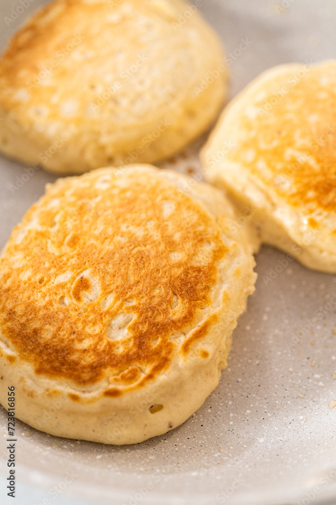 Eggnog pancakes Eggnog pancakes