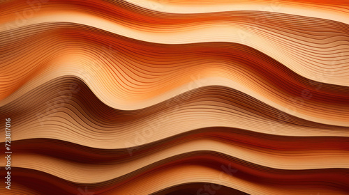 Orange color grooved pattern background