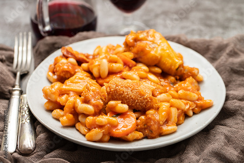 Typical portuguese dish Tripas a moda do porto