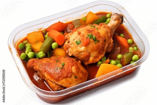 roasted chicken with vegetables