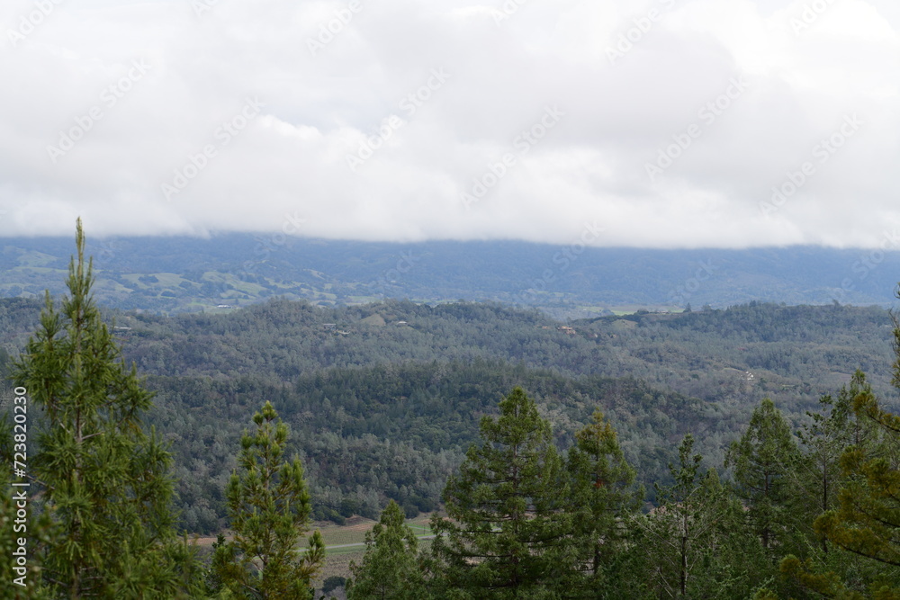 landscape with clouds