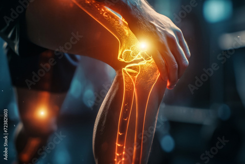 Joint and knee pain augmented reality render vfx photo