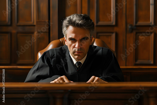 An intense courtroom scene with a lawyer presenting a compelling argument