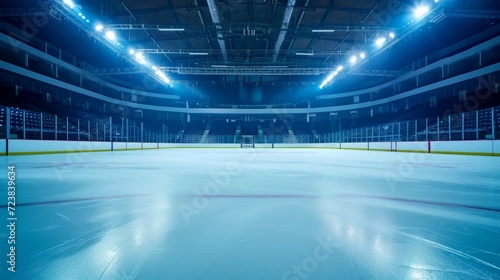 Hockey ice rink sport arena empty field - stadium © PaulShlykov