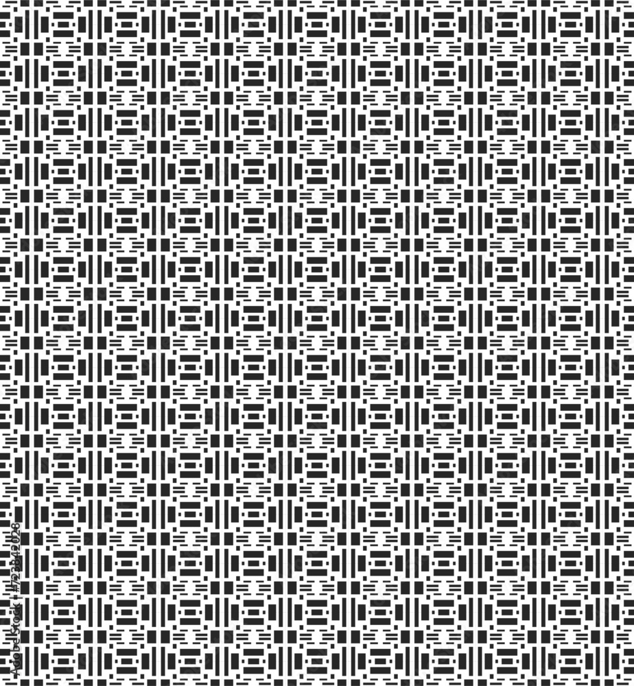 black and white wallpaper seamless pattern with numbers paper textile background . black and white wallpaper seamless pattern with numbers paper textile background .