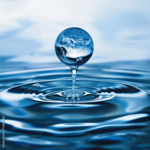 World water day. Saving water and world environmental protection concept.