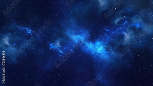 The cosmos filled with countless stars, Ai generated