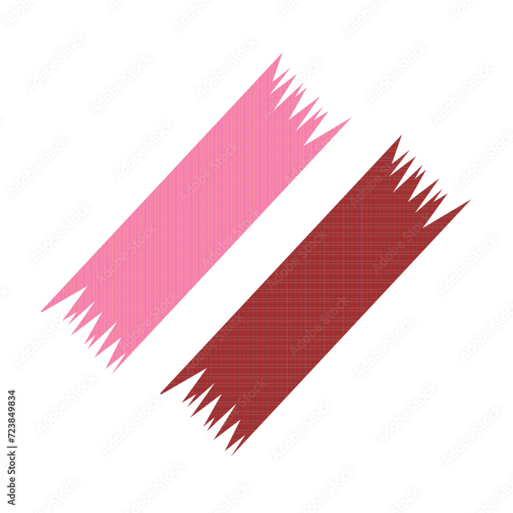 Fototapeta premium Two Grid Washi Tape Icon