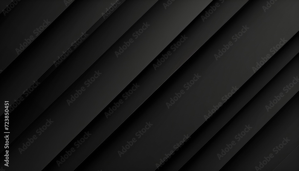 Abstract black matte striped background - obrazy, fototapety, plakaty 