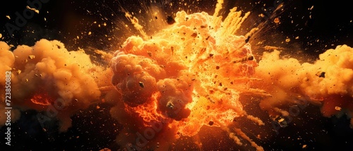 Realistic explosion texture