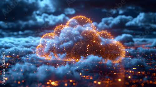 cloud computing illustrated background © growth.ai