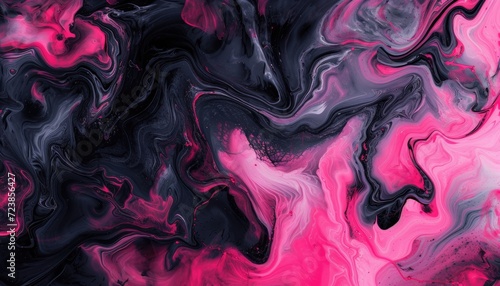 Black and pink oil background