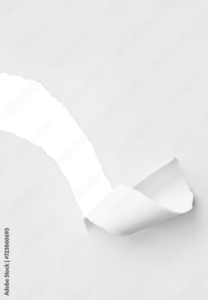 White Torn Paper Background White Torn Paper Background