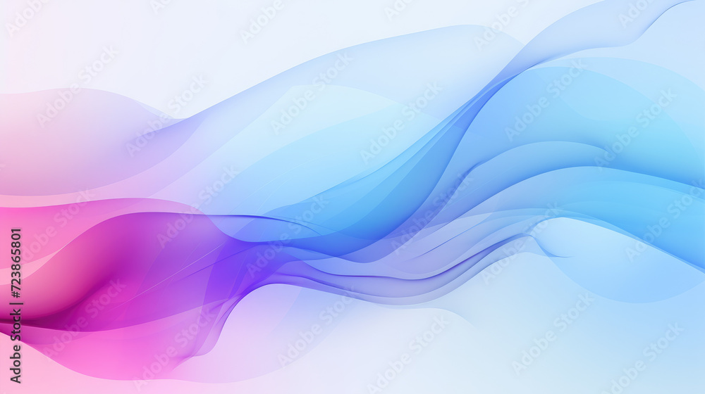 Fototapeta premium Vibrant colors wavy abstract background