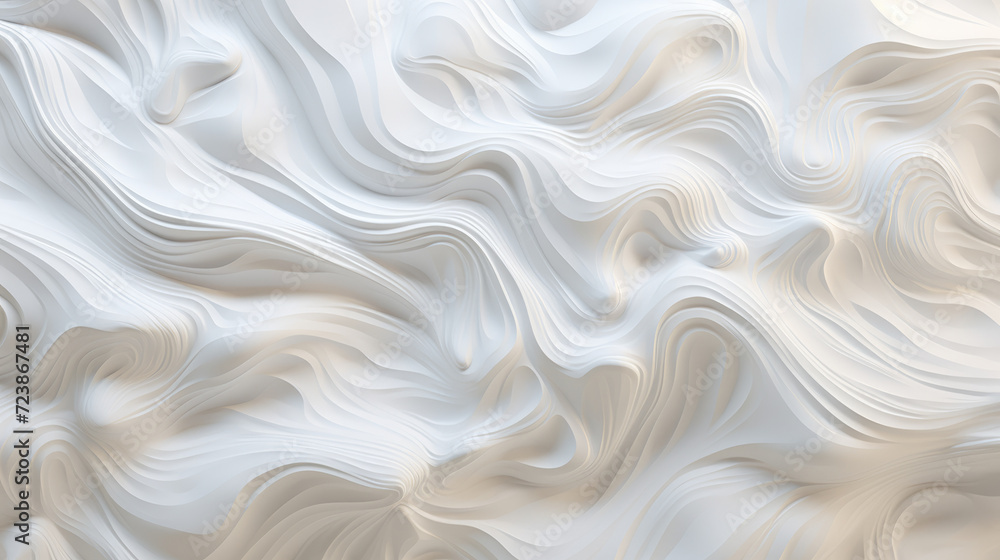 White color foam rubber pattern background