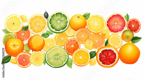 Vibrant Citrus Fruit Assortment