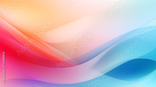 colorful wavy gradient color background