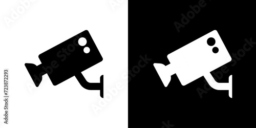 CCTV icon. Electronics Icons. Mobile icon. PC icon. Black icon. Black Logo. Icon set.