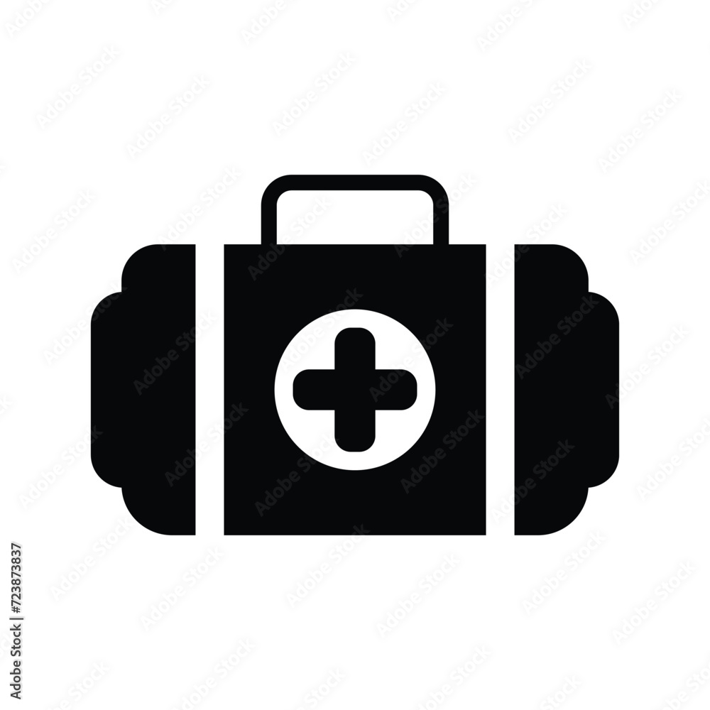 Medical briefcase icon