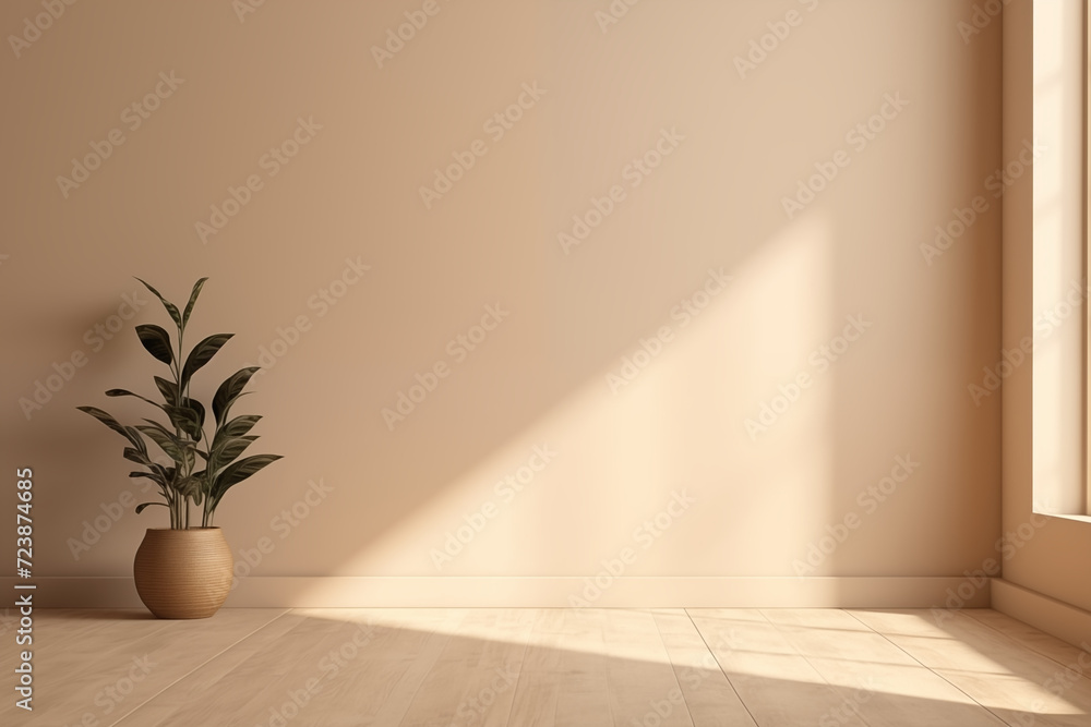 Empty interior room 3d illustration Empty interior room 3d illustration