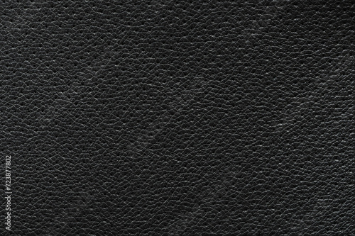 Pattern of black leather background