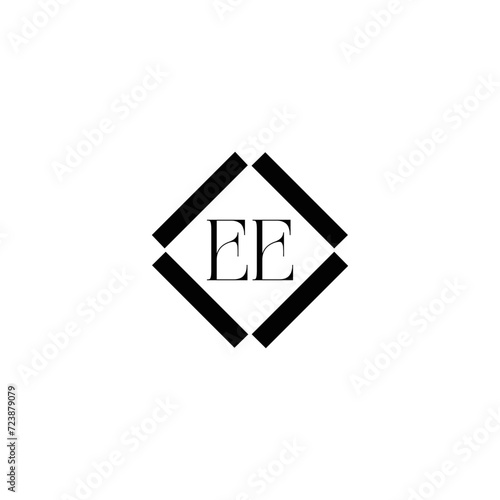 Free Download EE logo. E E design. White EE letter. EE, E E letter logo SET design. Initial letter EE linked circle uppercase monogram logo. E E letter logo SET vector design. EE letter logo design - GFXLoad