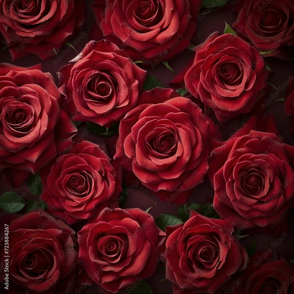Roses flowers, Background of fresh Red Roses arranged together on whole image Roses flowers, Background of fresh Red Roses arranged together on whole image