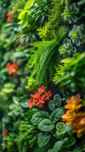 Close up of indoor plant planting