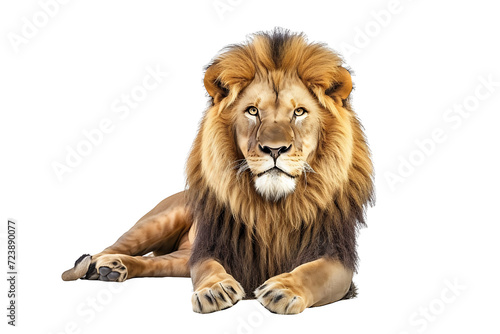 Lion on transparent background PNG