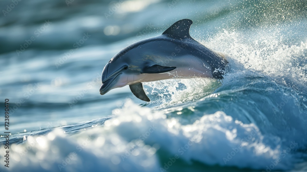 Fototapeta premium Surfing the Waves