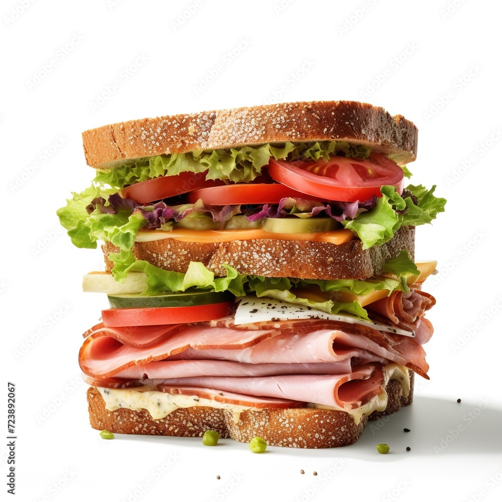 Sandwich solated on white background