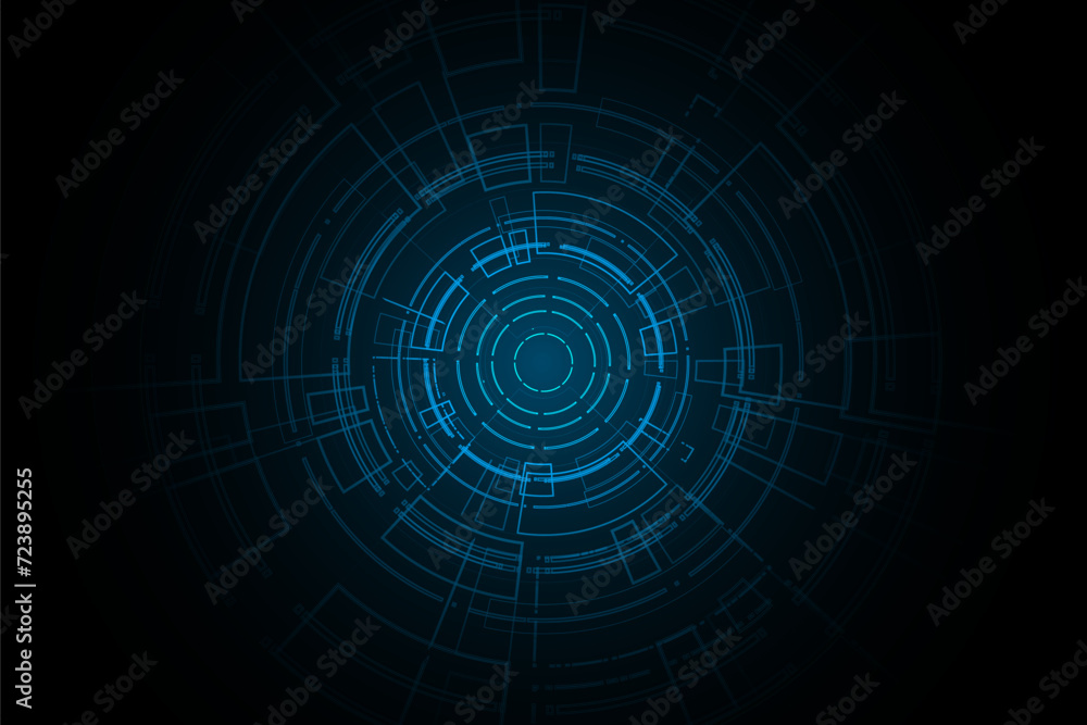 Sci fi futuristic user interface, HUD, Technology abstract background , Vector illustration. Sci fi futuristic user interface, HUD, Technology abstract background , Vector illustration.