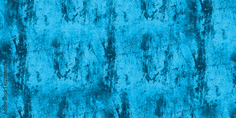 Abstract blue grunge old damaged cracked paint wall background textured.  natural pattern blue concrete wall for background texture. blue textured stone wall background.  blue paper texture.