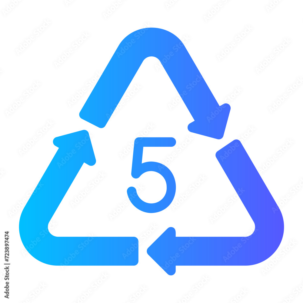 polypropylene gradient icon polypropylene gradient icon