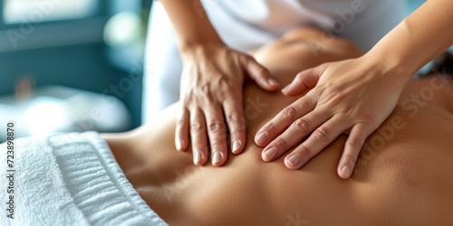 Expert Sports Massage Therapist Specializing In Alleviating Lower Back Pain For Athletes. Сoncept Deep Tissue Massage, Sports Injury Treatment, Therapeutic Stretching, Rehabilitative Massage