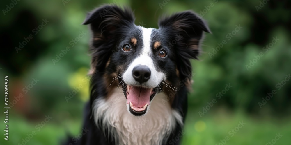 Talented Border Collie Serenading With Powerful Vocals, Capturing The Crowds Attention. Сoncept Fascinating Dance Moves, Energetic Stage Presence, Charismatic Performances